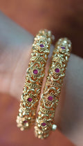 Gold plated bangles