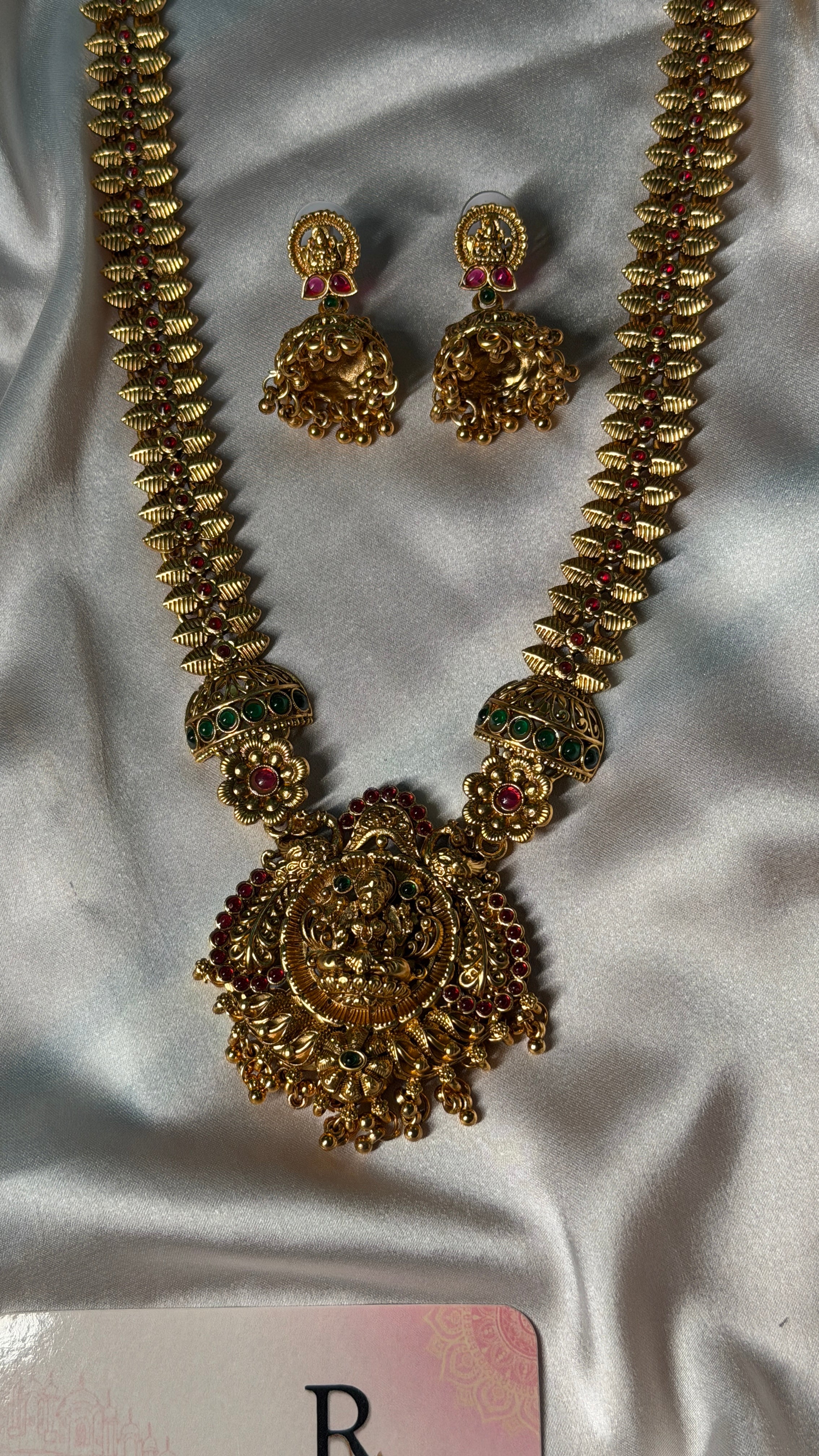 Gold plated temple jewellery