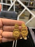 Gold plated earring