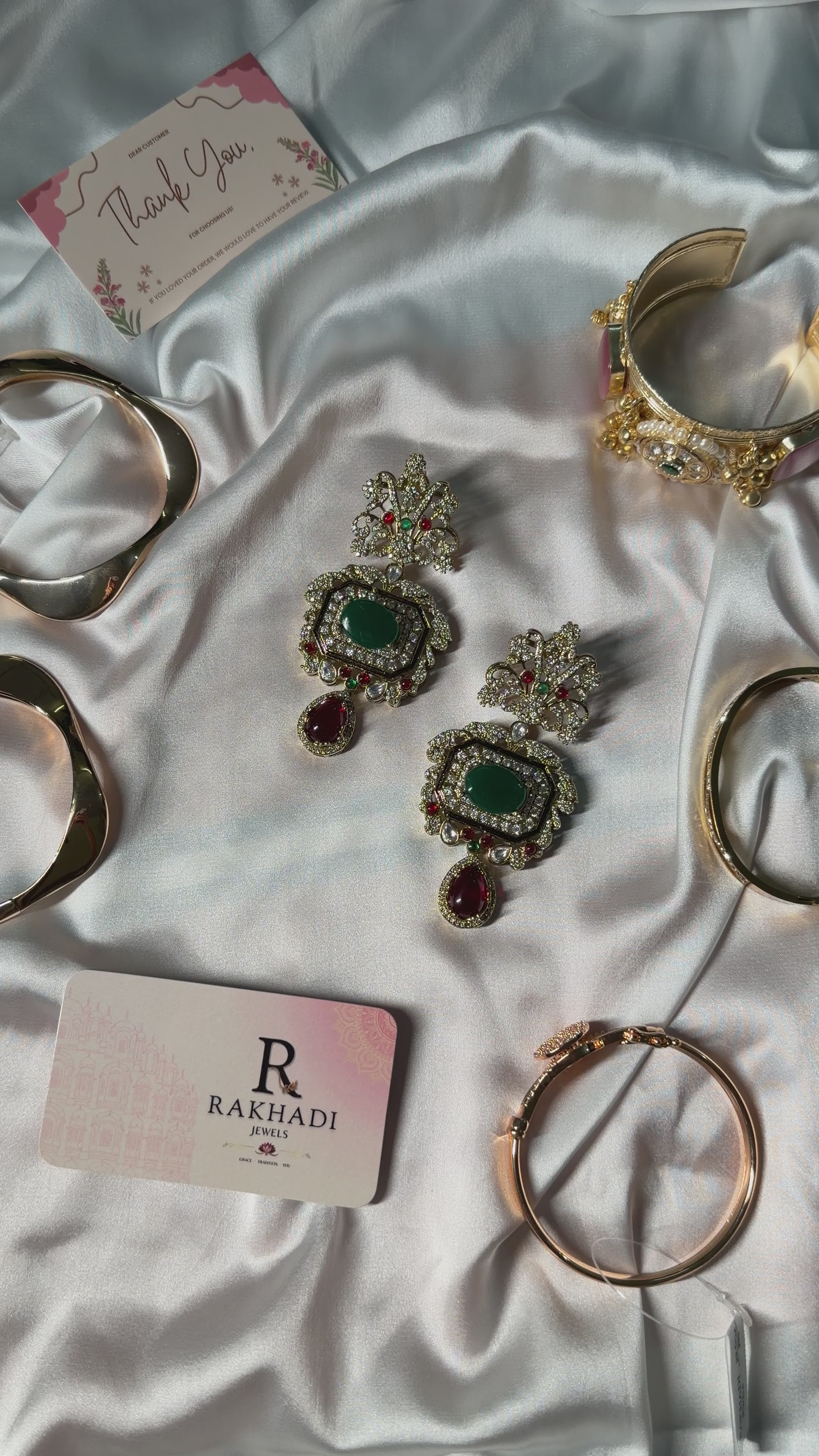 Sabyasachi style diamond earring